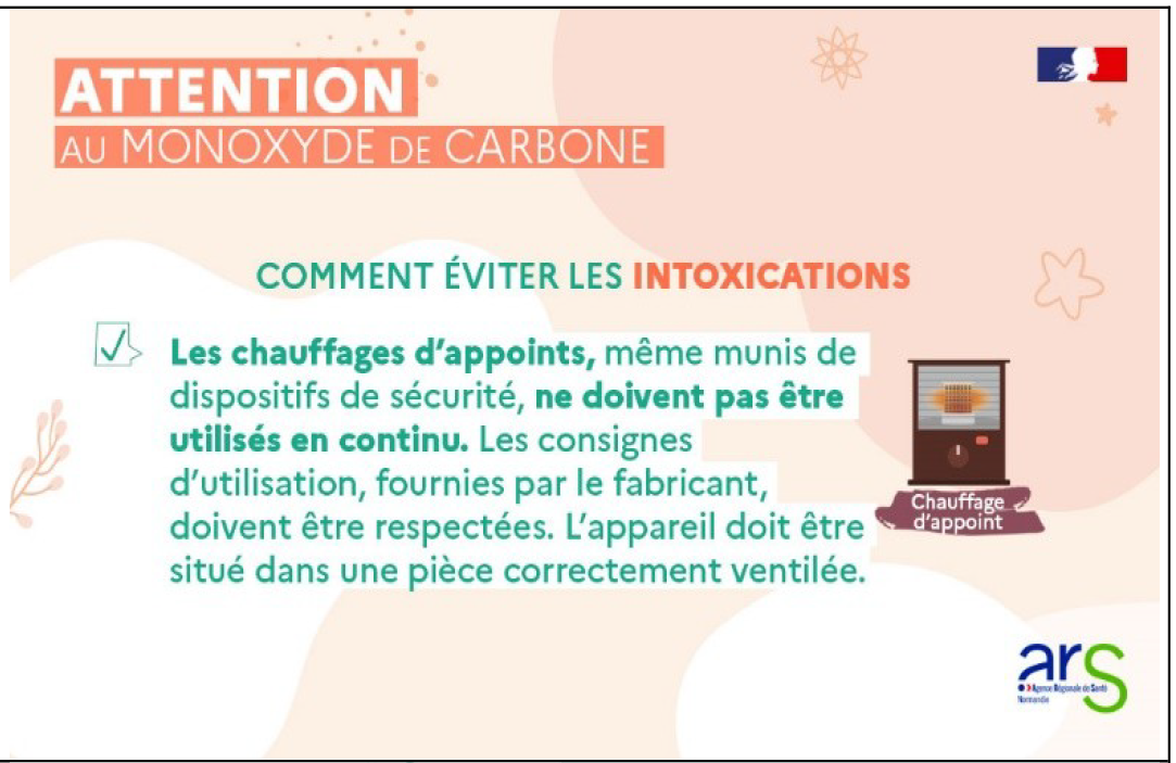 Campagne de Prévention intoxication CO - Mairie Saint-Jean-du-Cardonnay